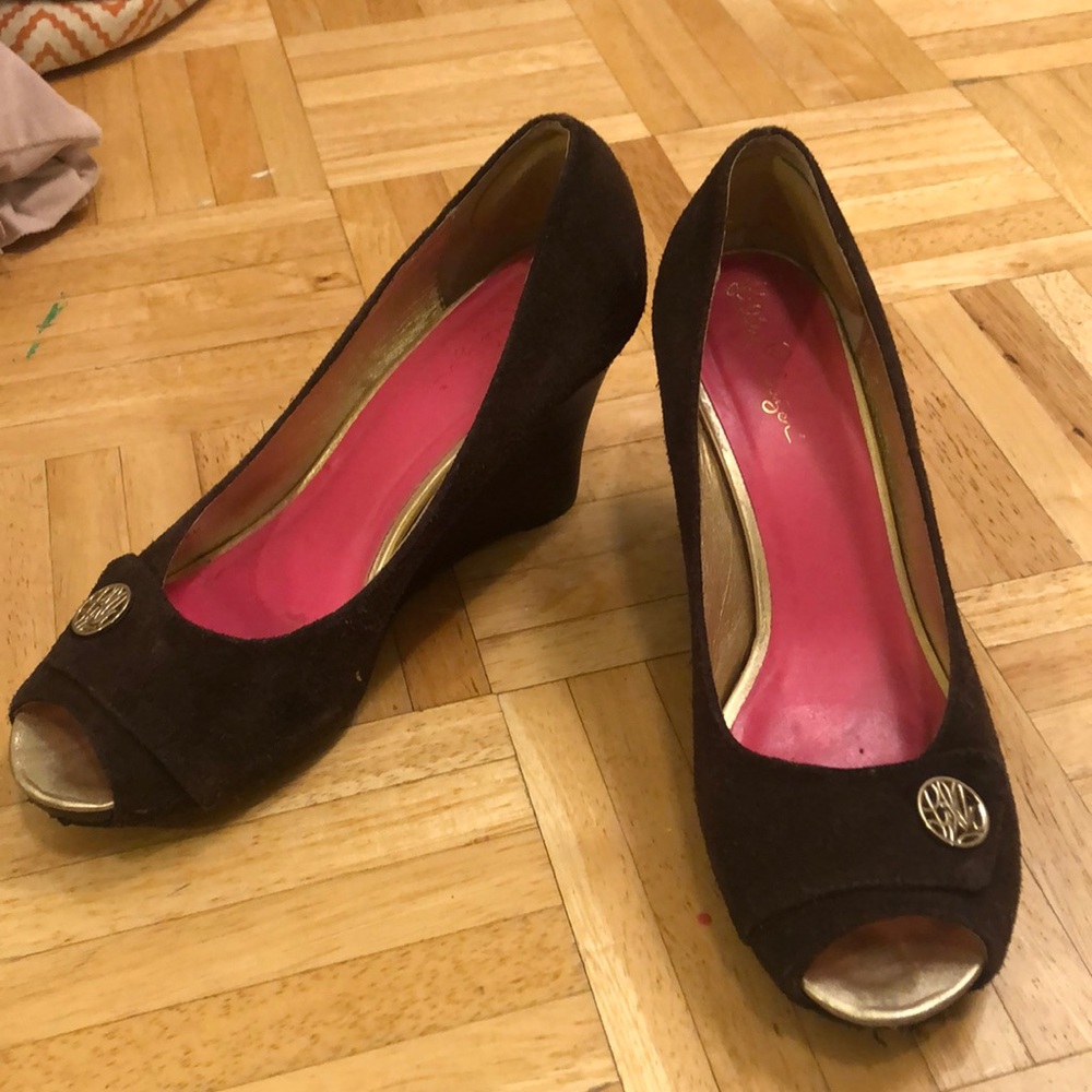 Lily Pulitzer wedges